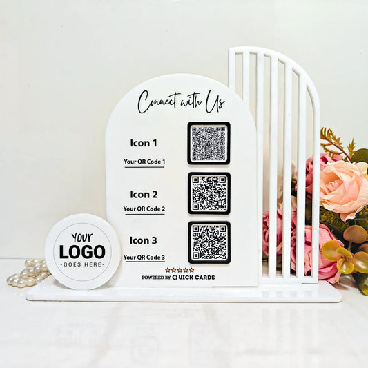 Customized 3QR Digital Standee