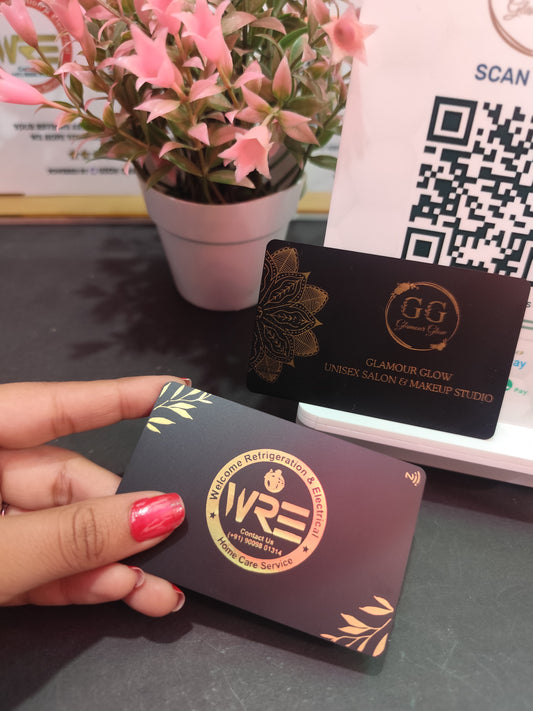 Matt Black Digital NFC Business Card