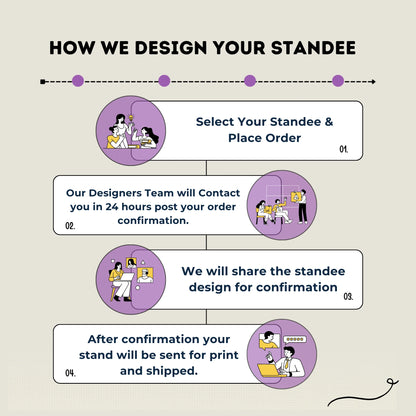 3 QR Vertical Black Standee