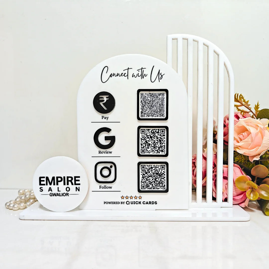 Customized 3QR Digital Standee