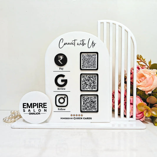 Customized 3QR Digital Standee