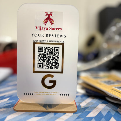 Vertical Google Review Standee
