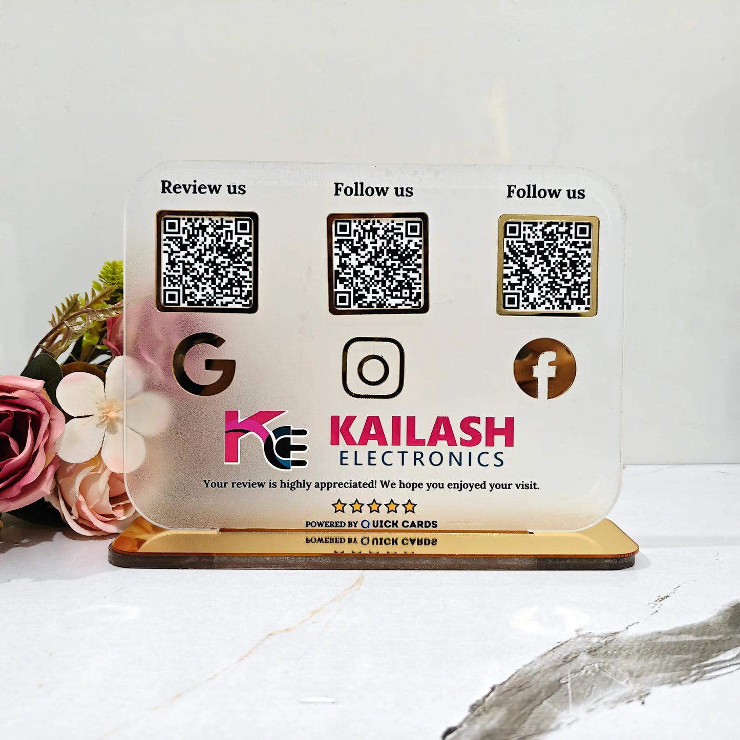 3 QR Semitransparent
