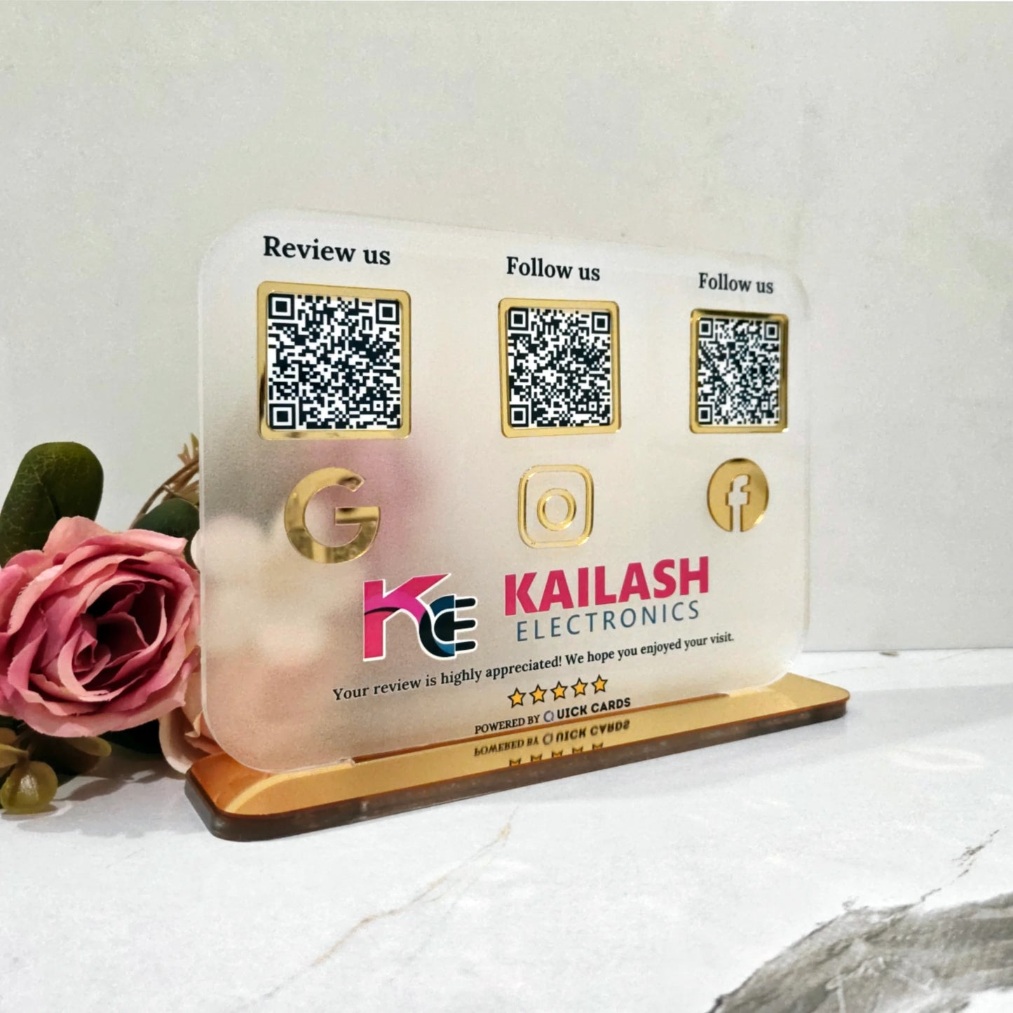 3 QR Semitransparent