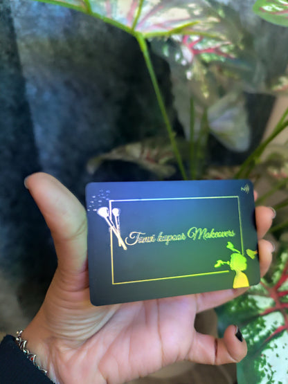 Matt Black Digital NFC Business Card