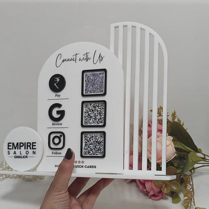 Customized 3QR Digital Standee